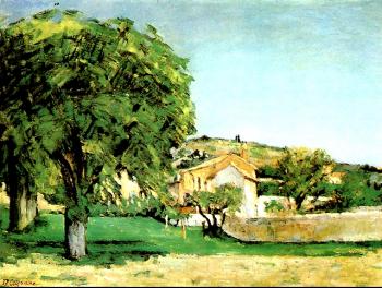 Paul Cezanne : Marronniers et terme du Jas de Bouttan